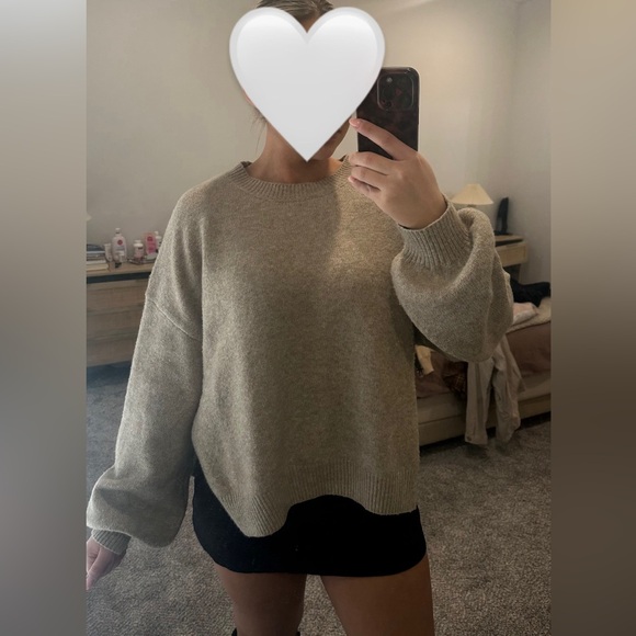 Women's Beige Sweater - Picture 1 of 3